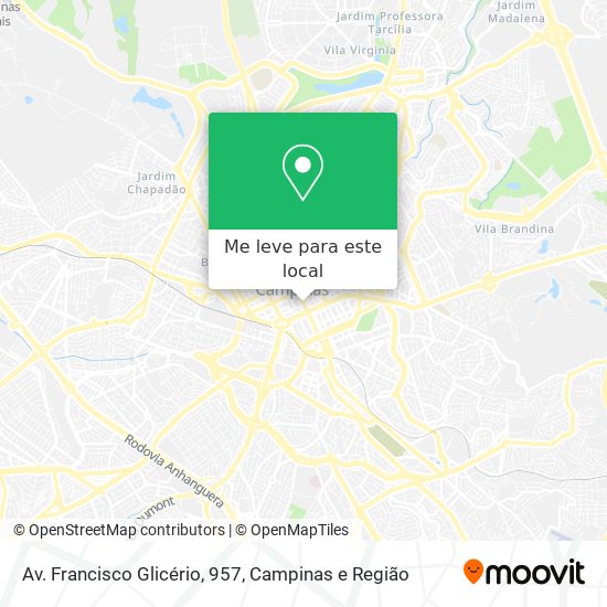 Av. Francisco Glicério, 957 mapa