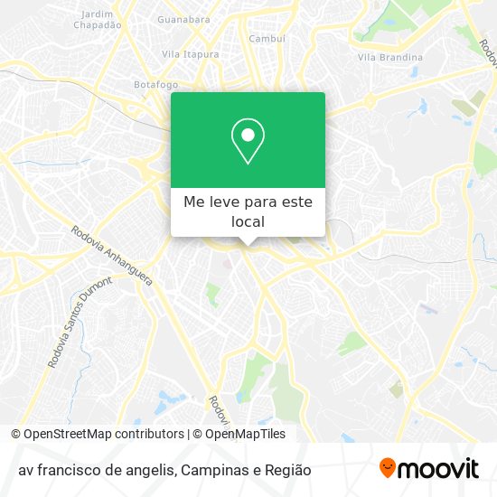 av francisco de angelis mapa
