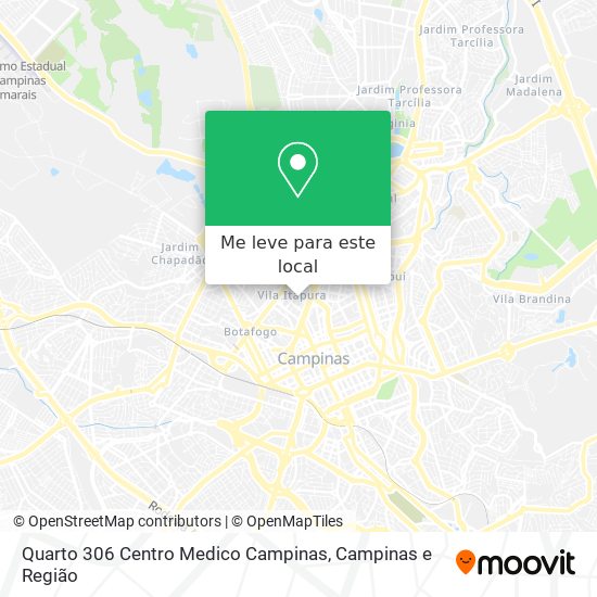 Quarto 306 Centro Medico Campinas mapa