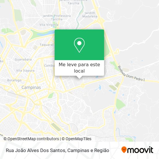 Rua João Alves Dos Santos mapa