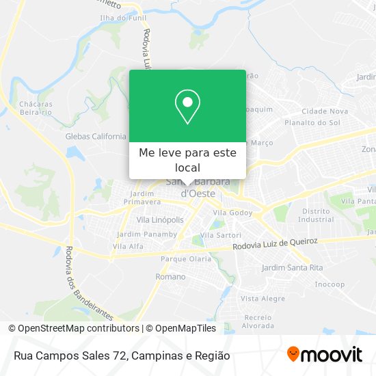 Rua Campos Sales 72 mapa