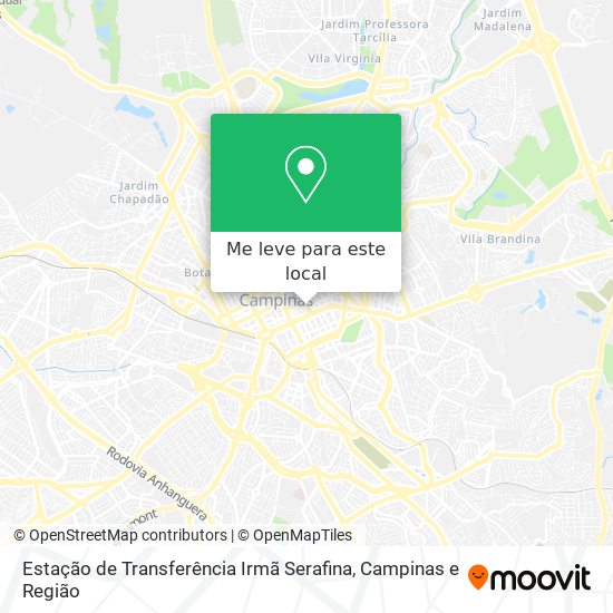 Estação de Transferência Irmã Serafina mapa