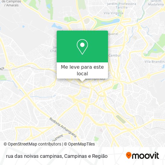 rua das noivas campinas mapa