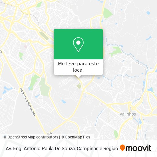 Av. Eng. Antonio Paula De Souza mapa