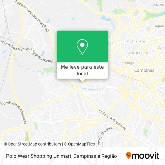 Polo Wear Shopping Unimart mapa