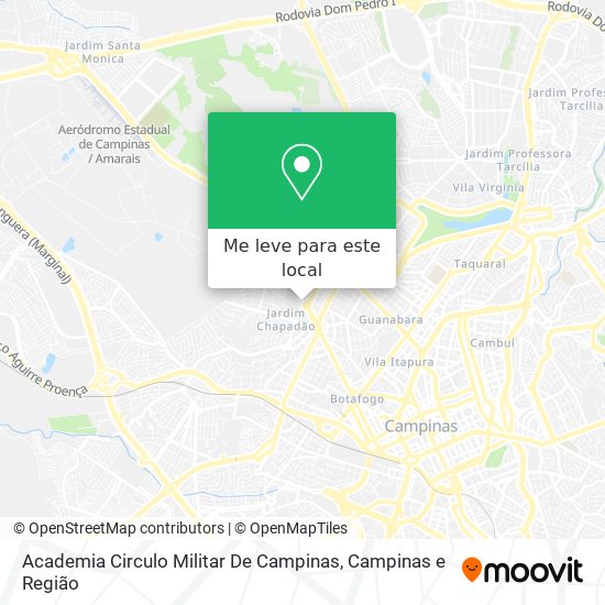 Academia Circulo Militar De Campinas mapa