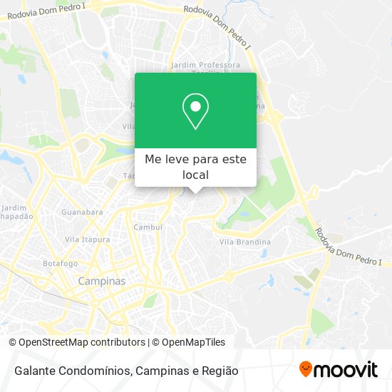 Galante Condomínios mapa