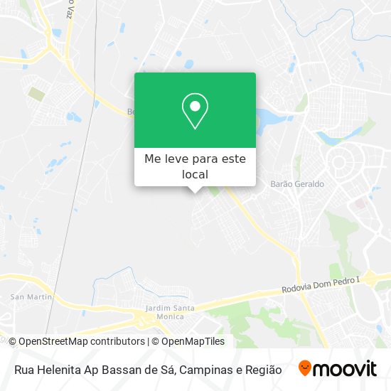 Rua Helenita Ap Bassan de Sá mapa