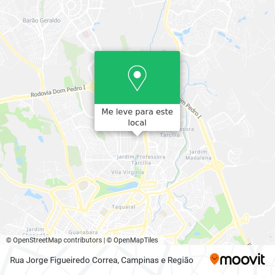 Rua Jorge Figueiredo Correa mapa