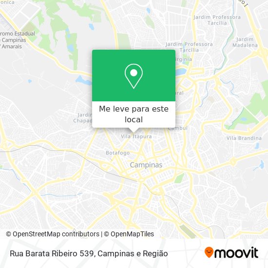 Rua Barata Ribeiro 539 mapa