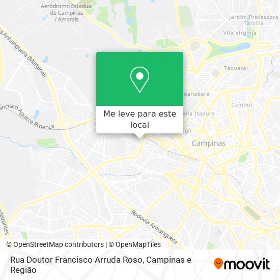 Rua Doutor Francisco Arruda Roso mapa