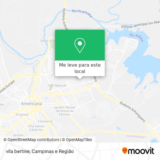 vila bertine mapa