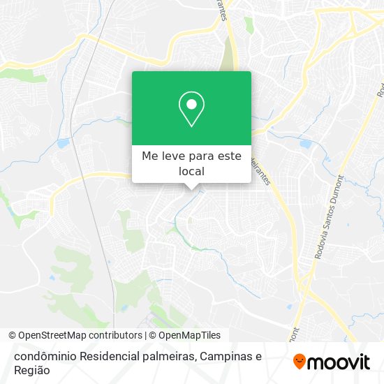 condôminio Residencial palmeiras mapa