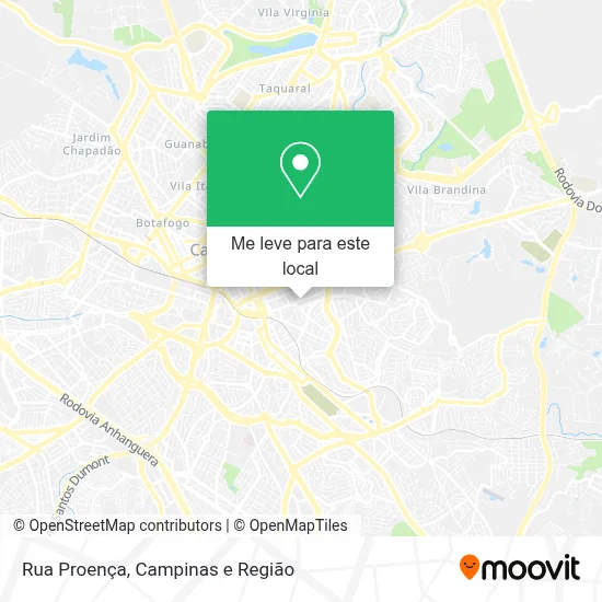 Rua Proença mapa
