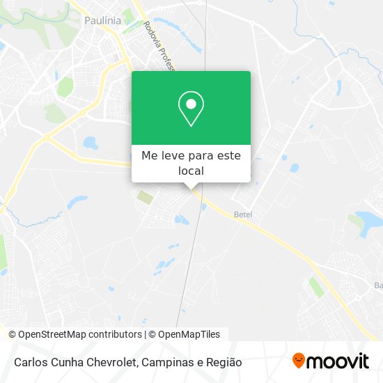 Carlos Cunha Chevrolet mapa