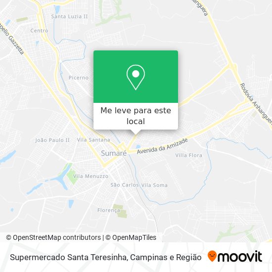 Supermercado Santa Teresinha mapa