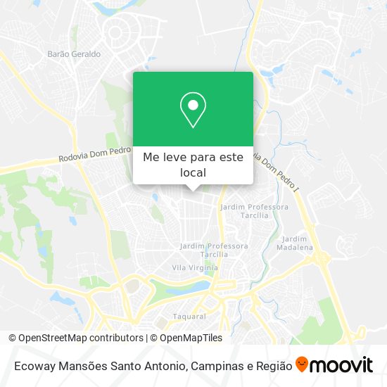 Ecoway Mansões Santo Antonio mapa