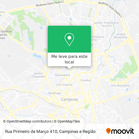 Rua Primeiro de Março 410 mapa