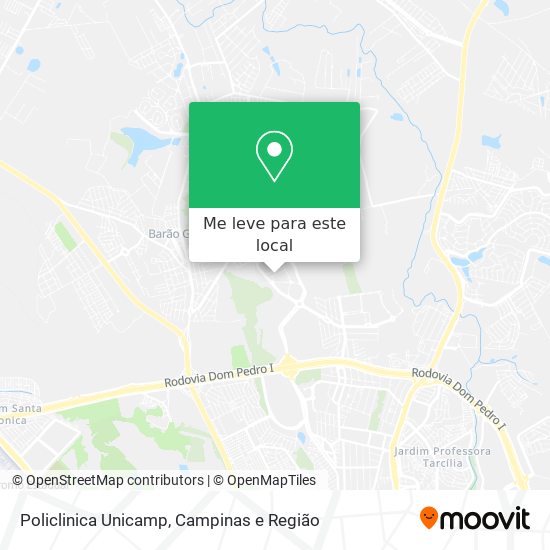 Policlinica Unicamp mapa