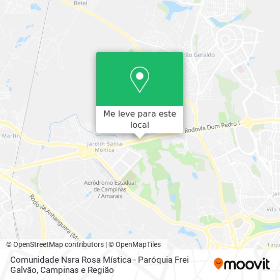 Comunidade Nsra Rosa Mística - Paróquia Frei Galvão mapa