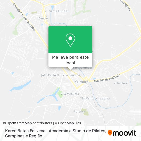 Karen Bates Falivene - Academia e Studio de Pilates mapa