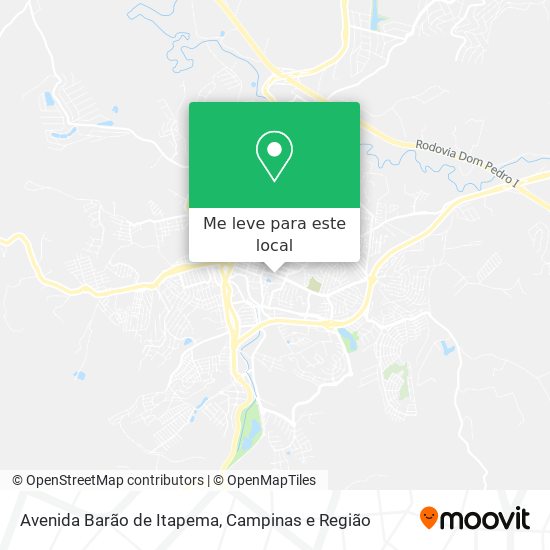 Avenida Barão de Itapema mapa