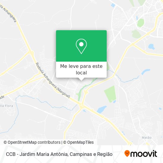 CCB - Jardim Maria Antônia mapa