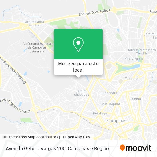 Avenida Getúlio Vargas 200 mapa