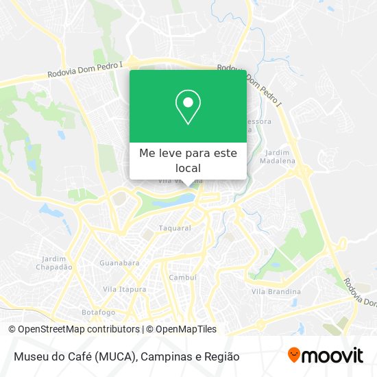 Museu do Café (MUCA) mapa