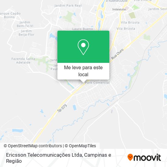 Ericsson Telecomunicações Ltda mapa