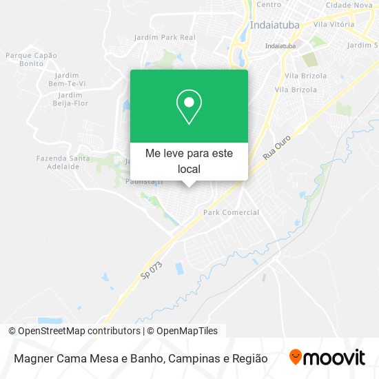 Magner Cama Mesa e Banho mapa