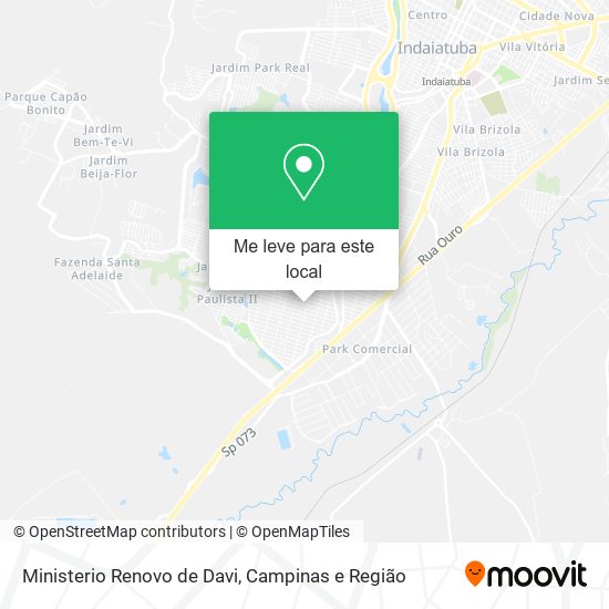 Ministerio Renovo de Davi mapa