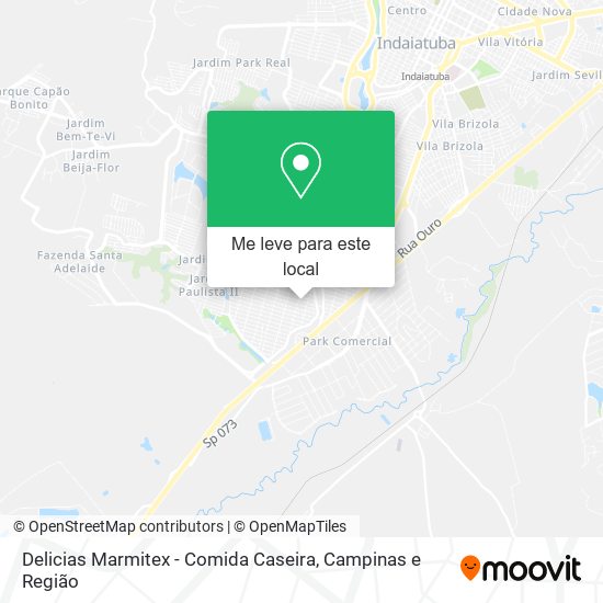 Delicias Marmitex - Comida Caseira mapa