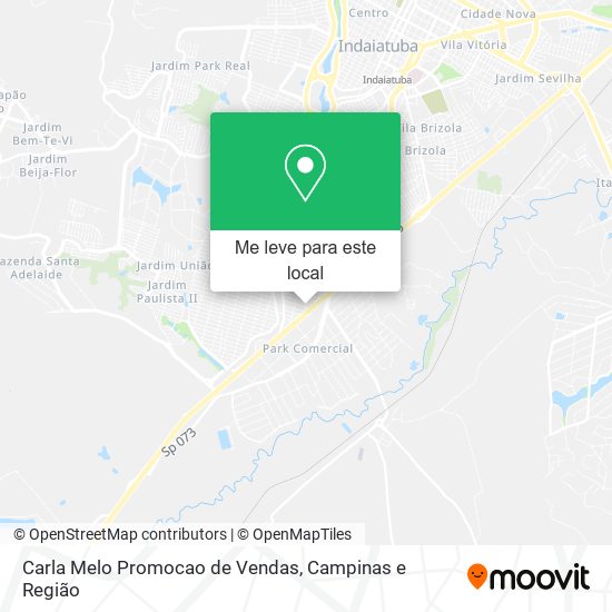 Carla Melo Promocao de Vendas mapa