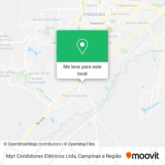 Mpt Condutores Elétricos Ltda mapa