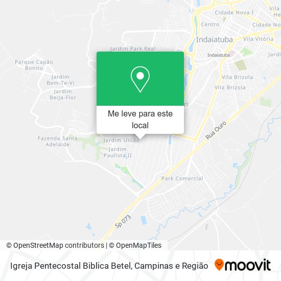 Igreja Pentecostal Biblica Betel mapa