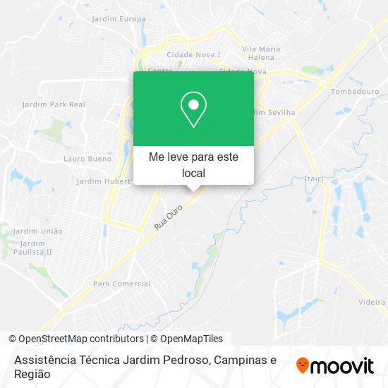 Assistência Técnica Jardim Pedroso mapa