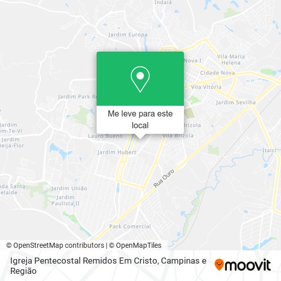 Igreja Pentecostal Remidos Em Cristo mapa