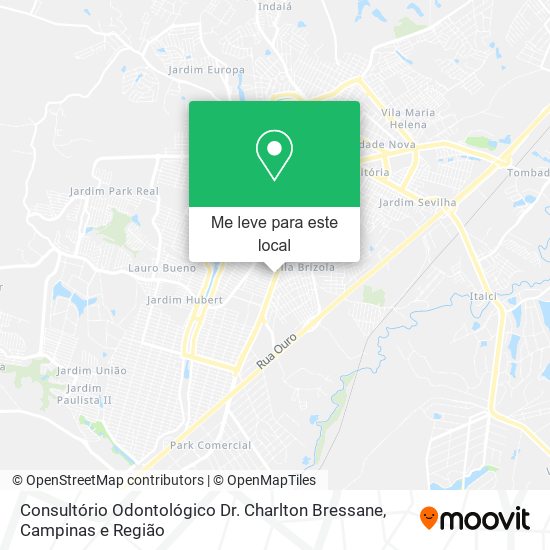 Consultório Odontológico Dr. Charlton Bressane mapa