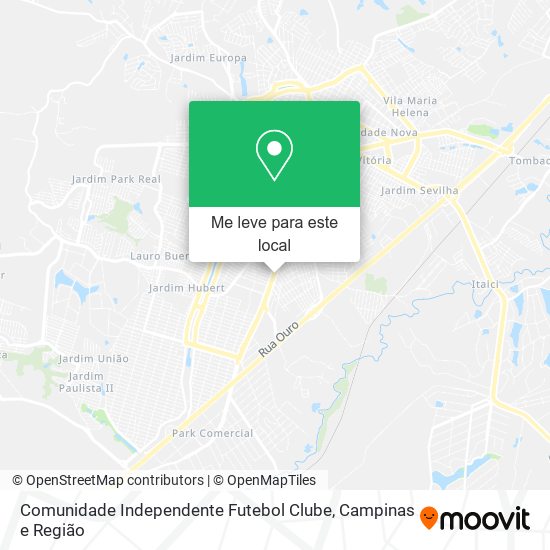 Comunidade Independente Futebol Clube mapa