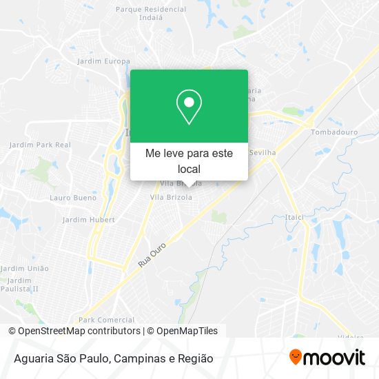 Aguaria São Paulo mapa