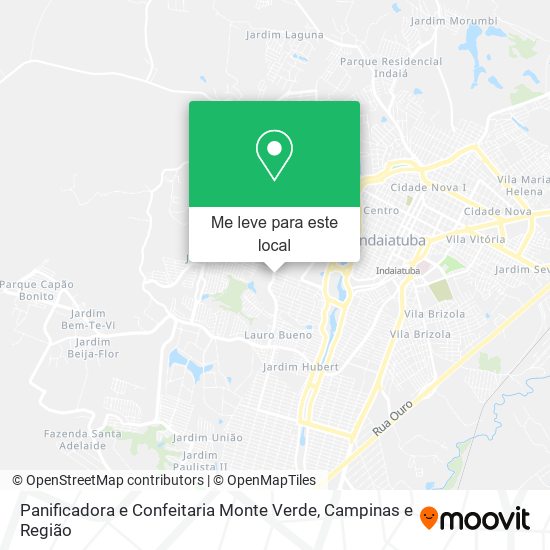 Panificadora e Confeitaria Monte Verde mapa