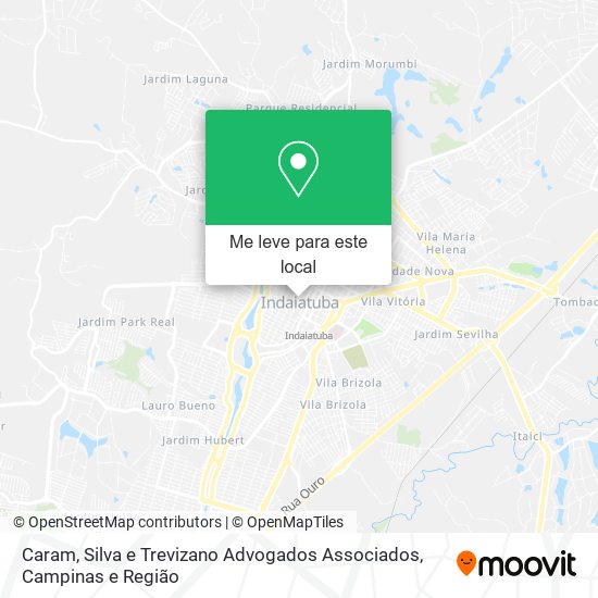 Caram, Silva e Trevizano Advogados Associados mapa