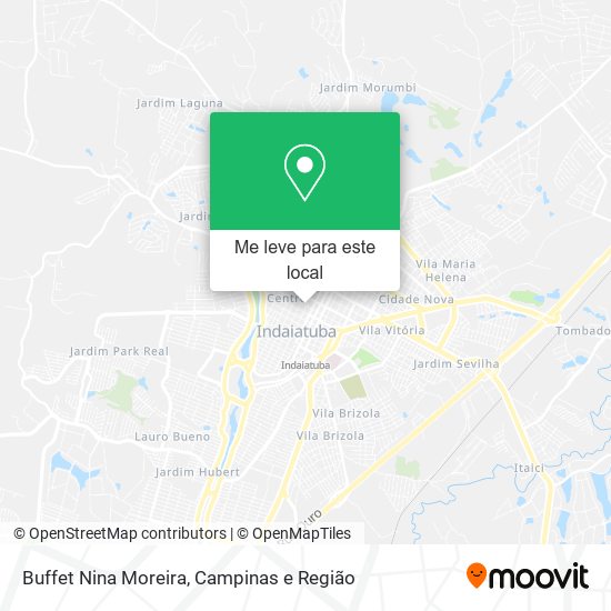 Buffet Nina Moreira mapa