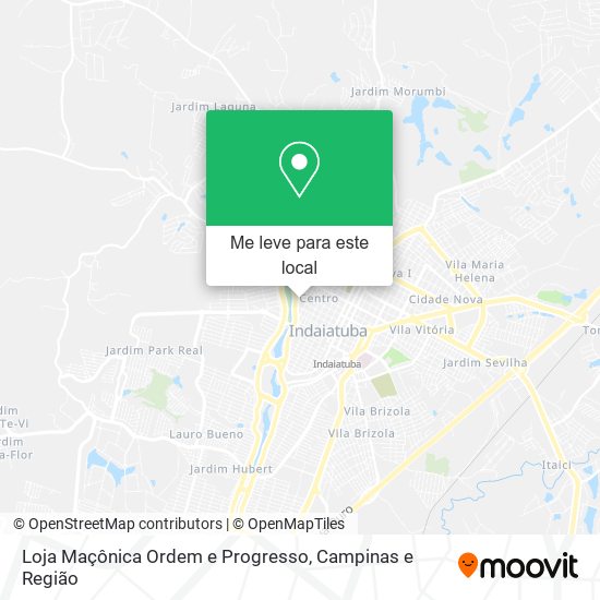 Loja Maçônica Ordem e Progresso mapa