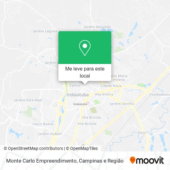 Monte Carlo Empreendimento mapa