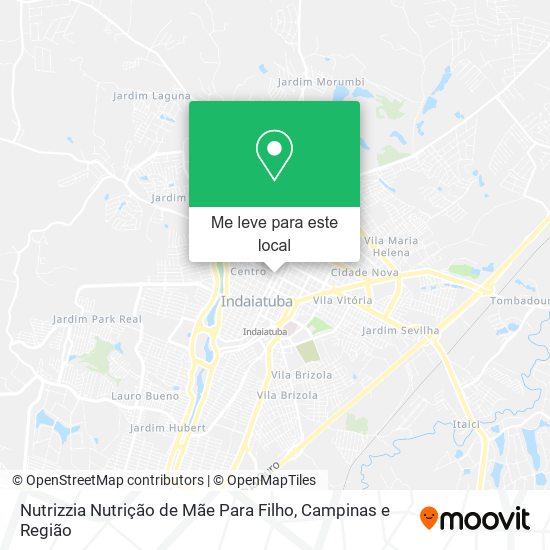 Nutrizzia Nutrição de Mãe Para Filho mapa