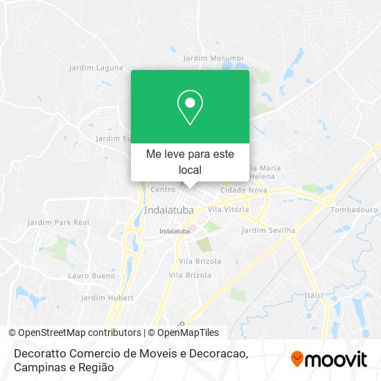 Decoratto Comercio de Moveis e Decoracao mapa