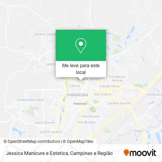 Jessica Manicure e Estetica mapa