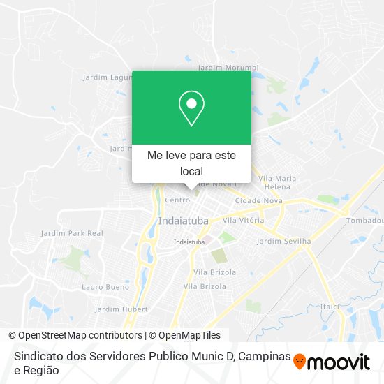 Sindicato dos Servidores Publico Munic D mapa